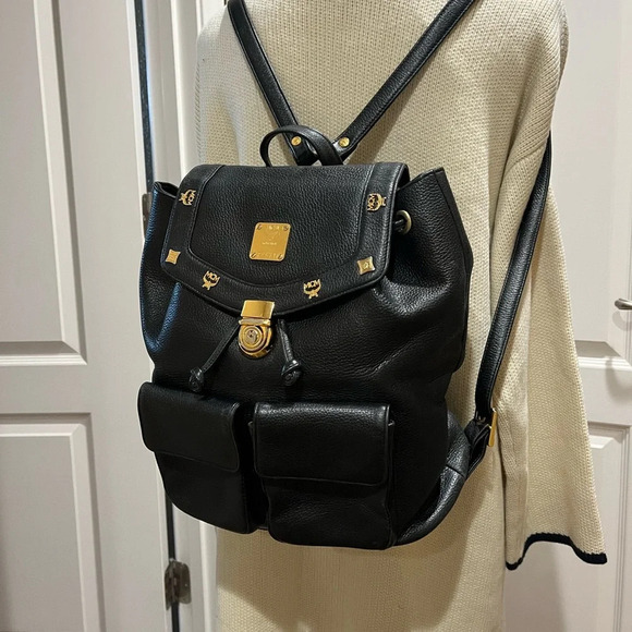 MCM Vintage Leather Backpack - Picture 14 of 15